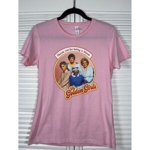 The Golden Girls Next Thank You For Being A Friend Next Level Pink Tee Size L